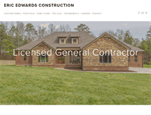 Tablet Screenshot of ericedwardsconstruction.com